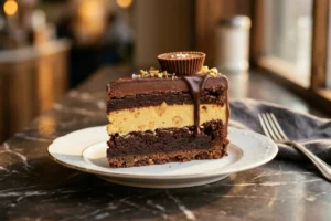 Peanut Butter Chocolate Cake Cheesecake