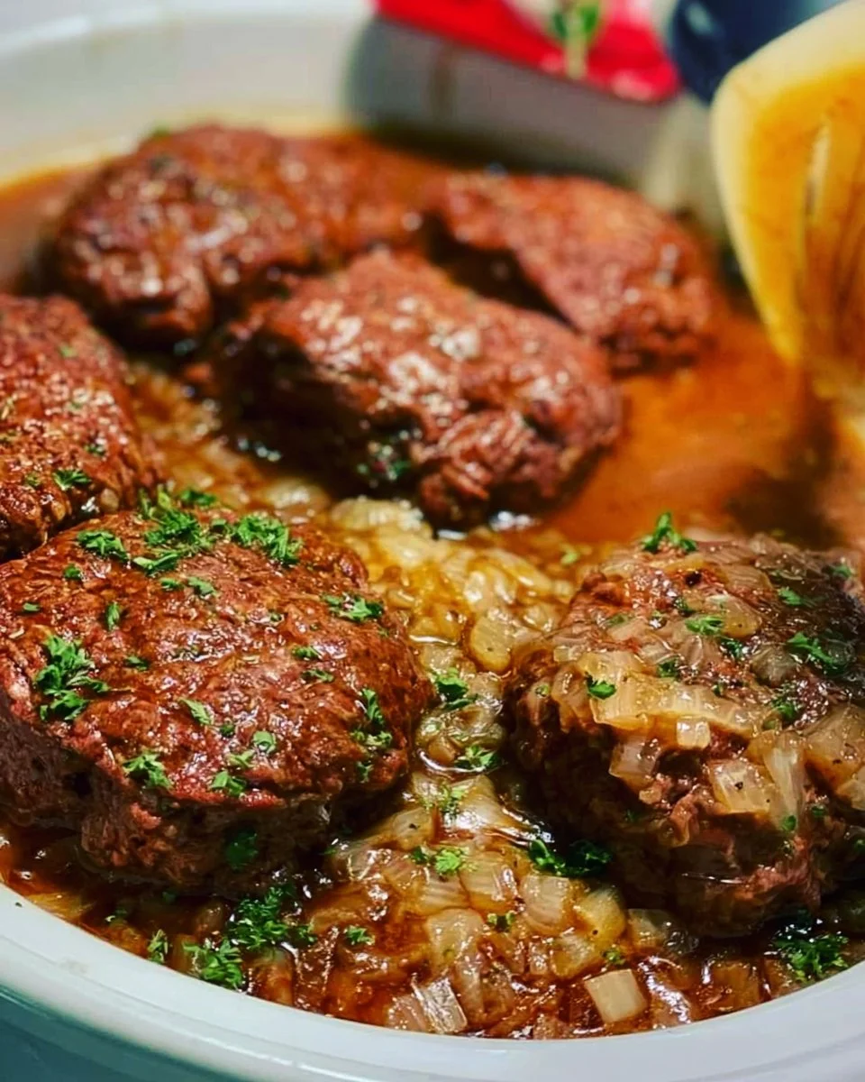 Slow Cooked Cube Steak in Gravy
