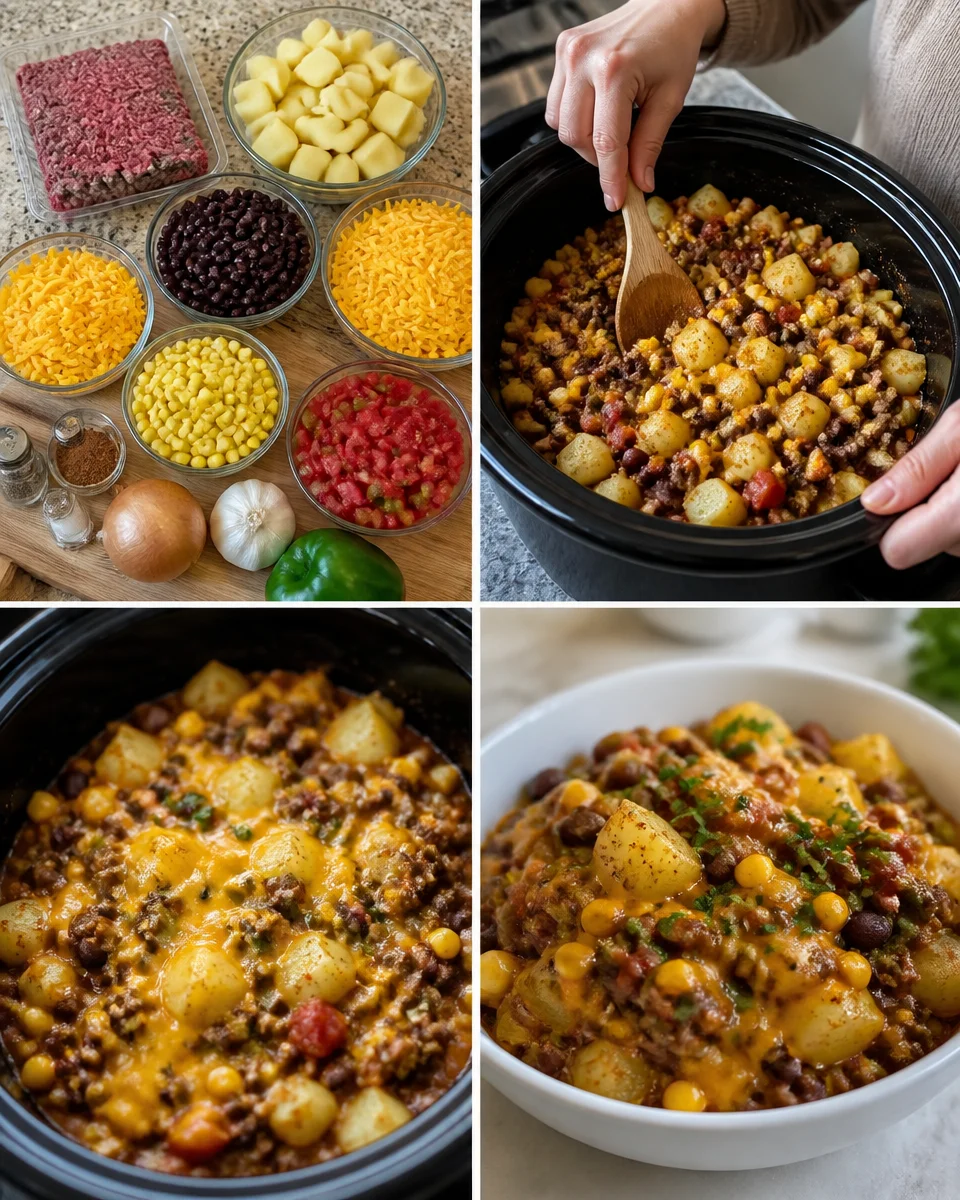 Slow Cooker Cowboy Casserole