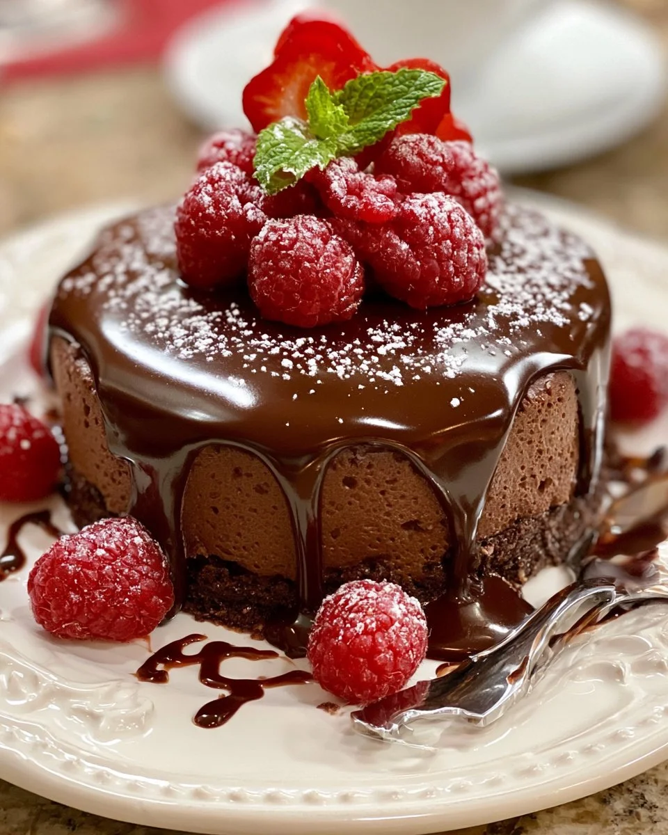 Spanish Chocolate Raspberry Torte