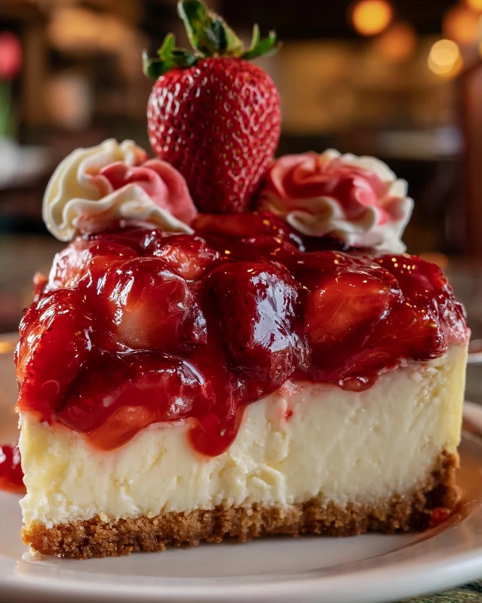 Strawberry Cheesecake Dump Cake