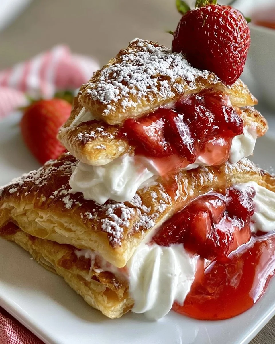 Strawberry Cheesecake Turnovers