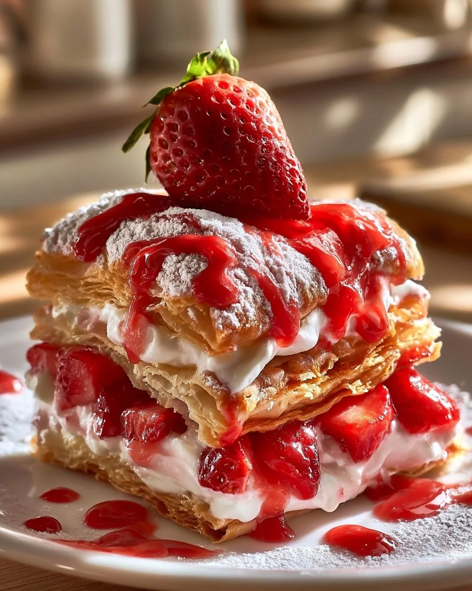 Strawberry Cheesecake Turnovers