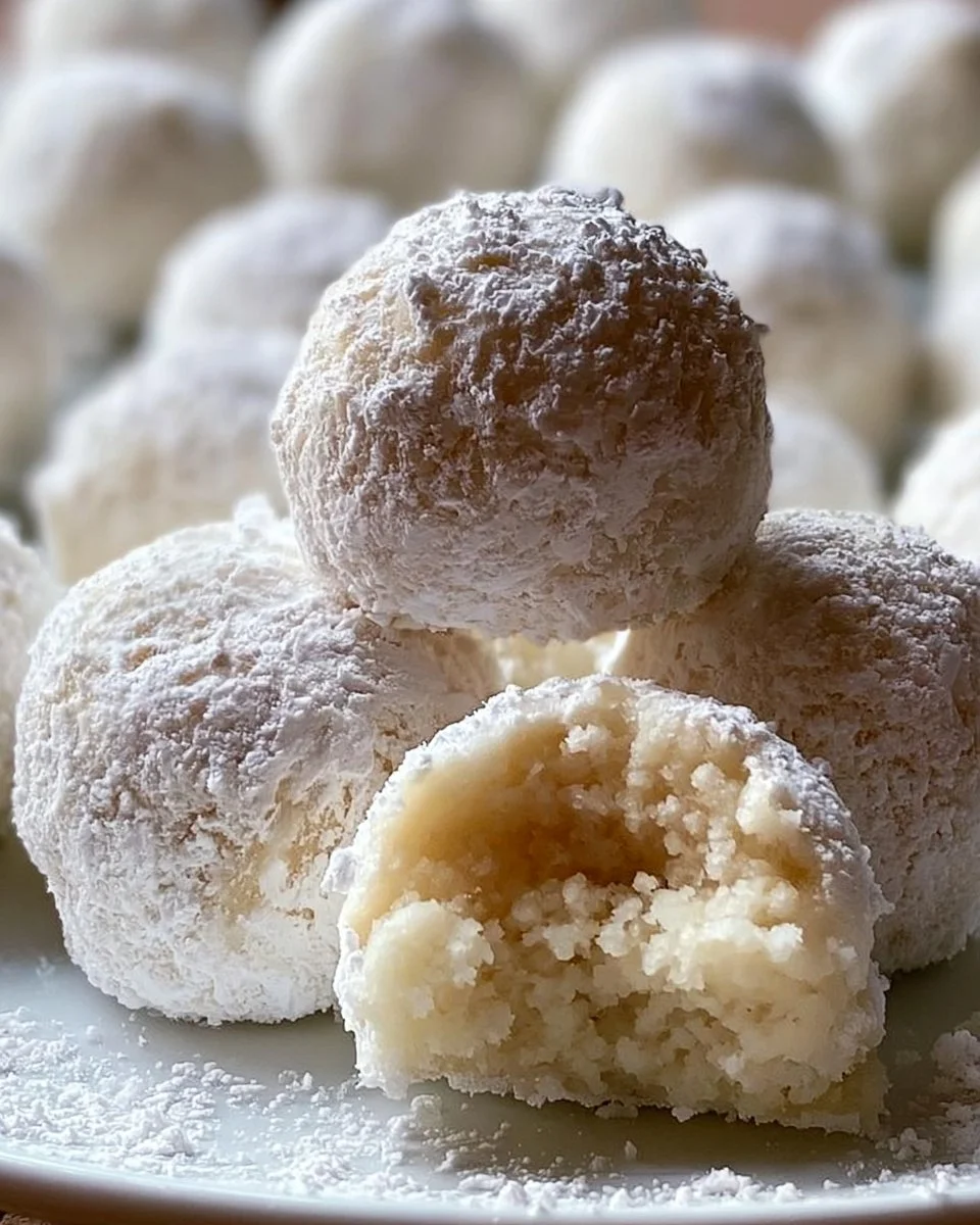 Sweetened Condensed Milk Snowball Cookies