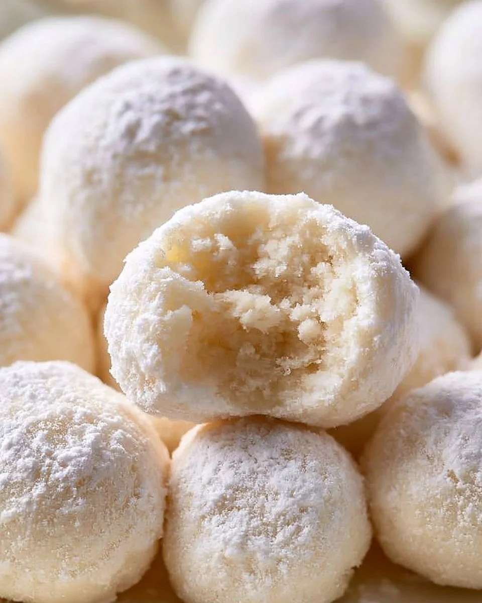 Sweetened Condensed Milk Snowball Cookies