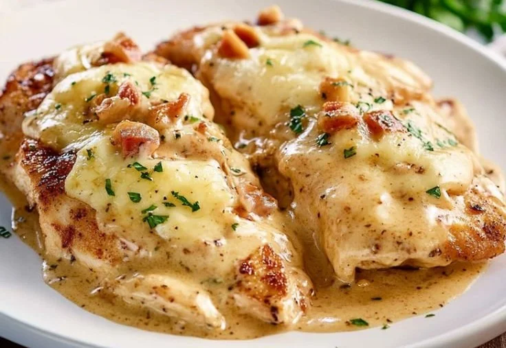 Texas Roadhouse Smothered Chicken with Jack Cheese