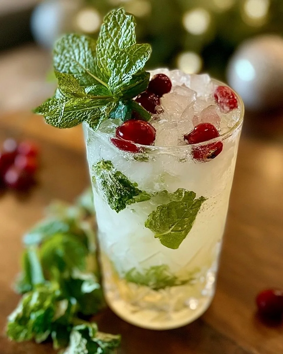 White Christmas Mojitos