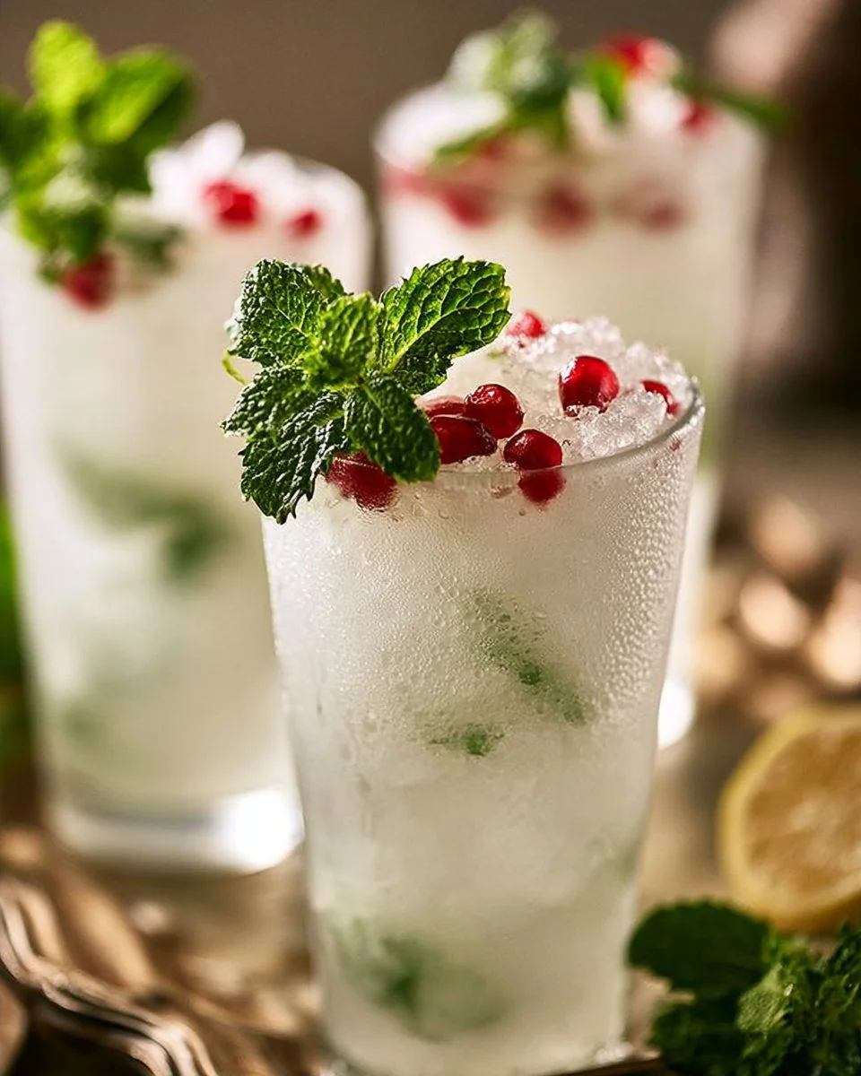 White Christmas Mojitos