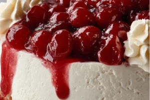 No-Bake Cherry Cheesecake Delight