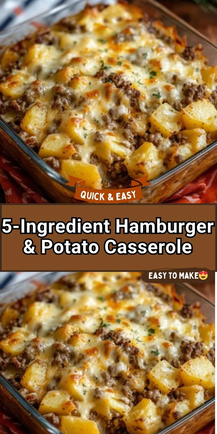 5-Ingredient Hamburger & Potato Casserole