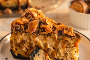 Bacon Butterfinger Cheesecake