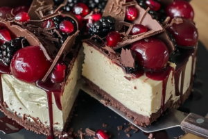 Black Forest Cheesecake Pie