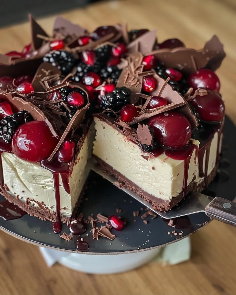 Black Forest Cheesecake Pie