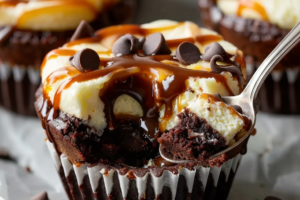 Brownie Cheesecake Cups