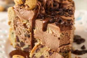 Chip Cookie Bottomed Cheesecake