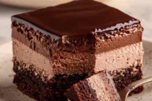 Chocolate Lover’s Mousse Brownie Bars.