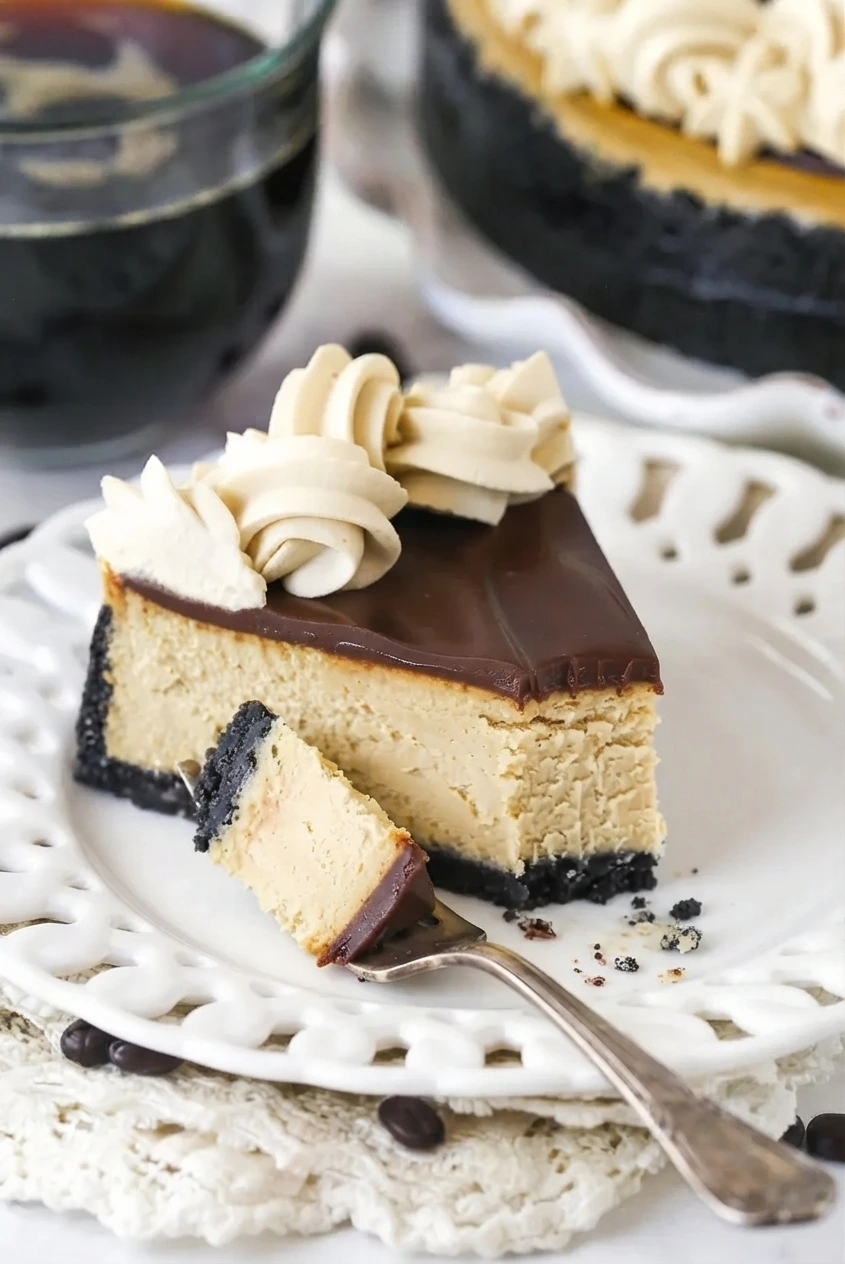 Creamy Coffee Cheesecake