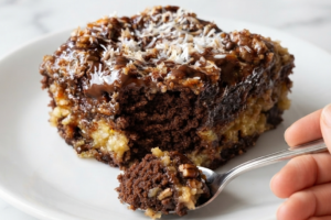 German Chocolate Dump Cake