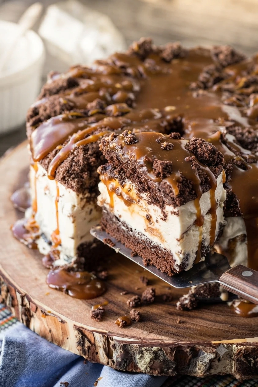 Homemade ice cream cake recipe