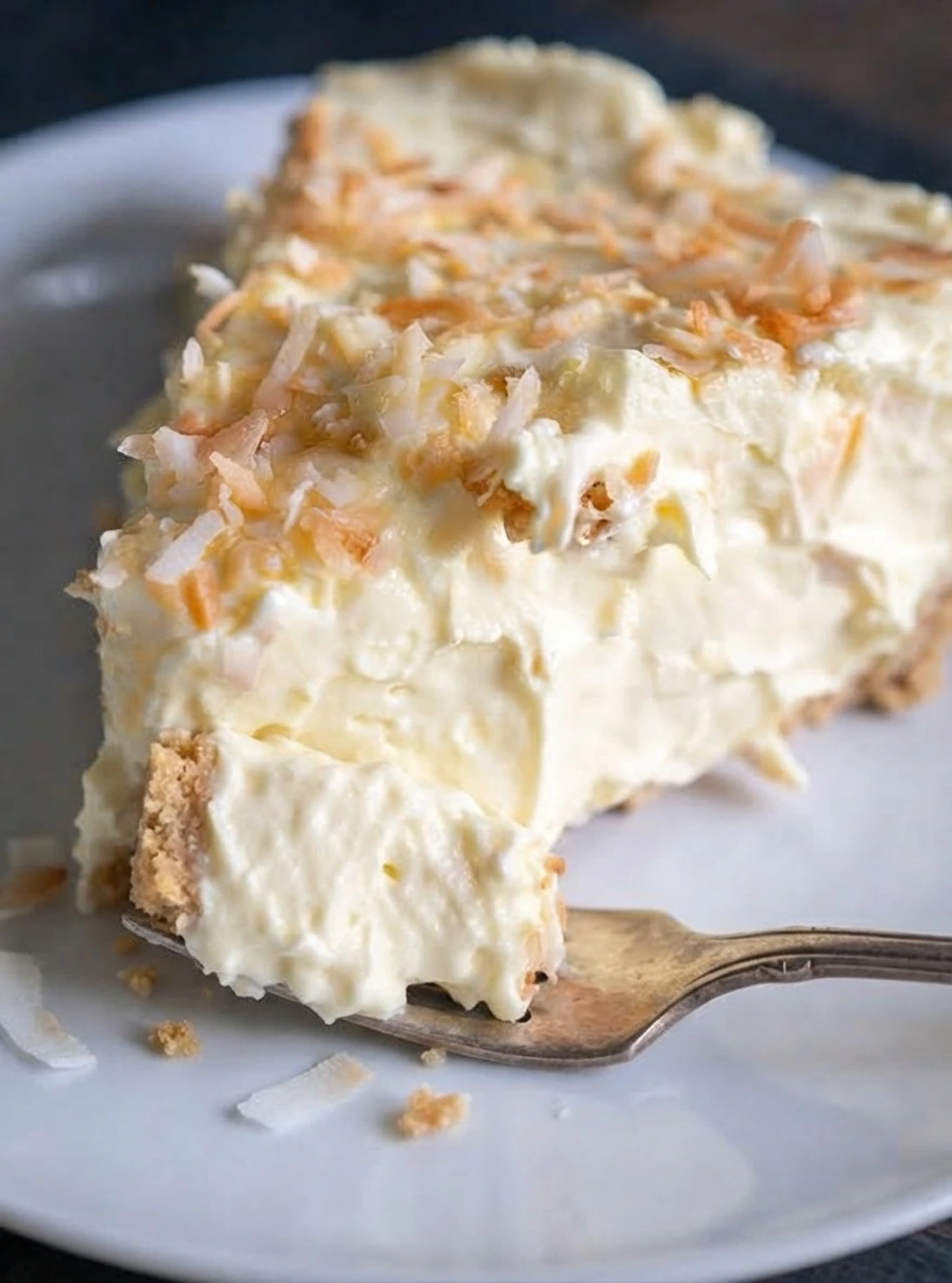 No-Cook Coconut Pie