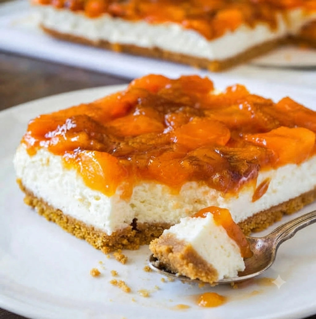 No-bake peach dessert 