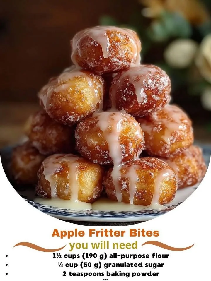 Apple Fritter Bites