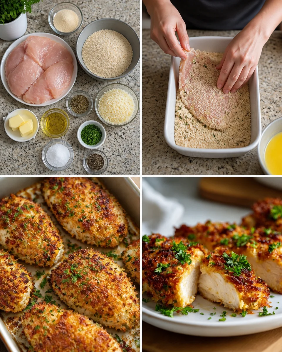 Baked Parmesan Crusted Chicken