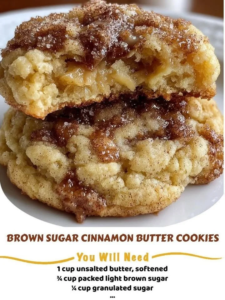 Brown Sugar Cinnamon Butter Cookies