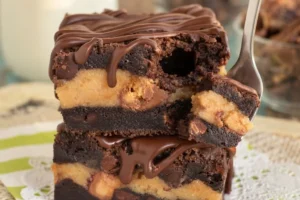 chocolate peanut butter cheesecake cookie bars
