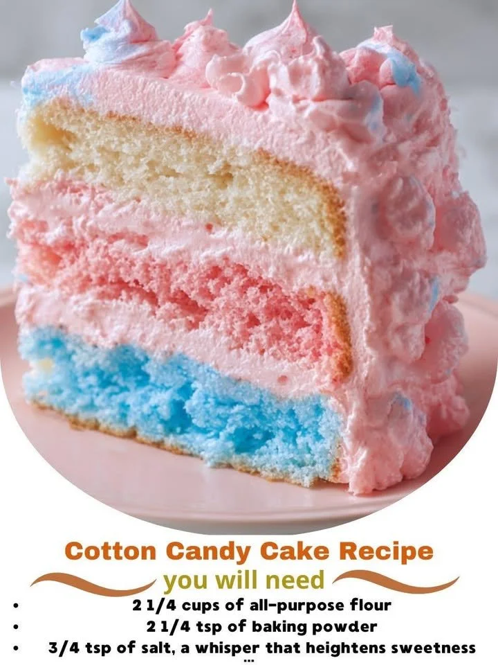 Cotton Candy Cake Recipe