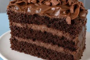 Triple Chocolate Layer Cake