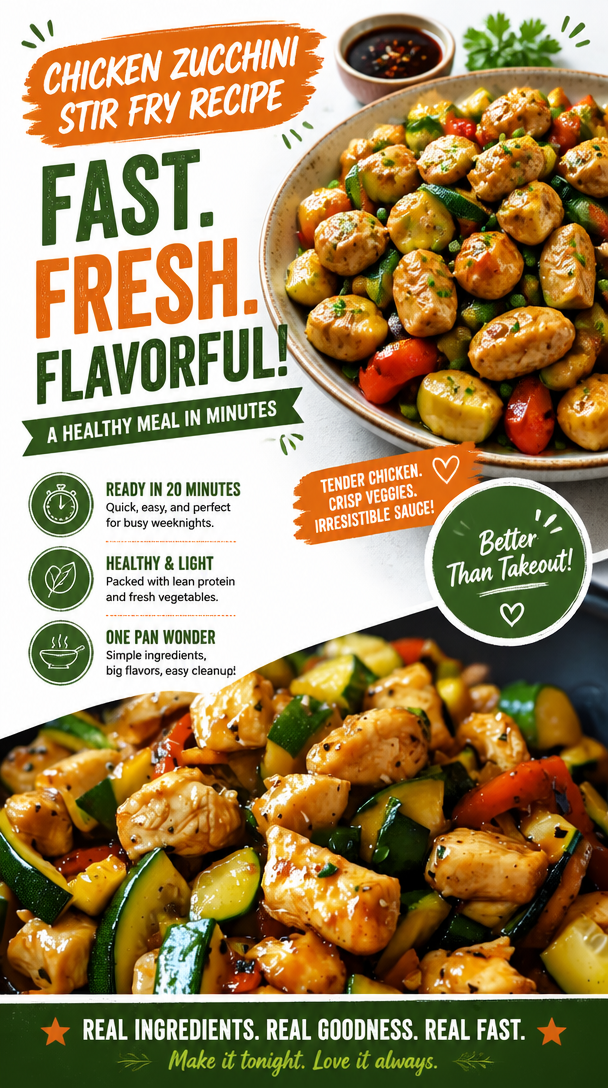 Chicken and Zucchini Stir-Fry