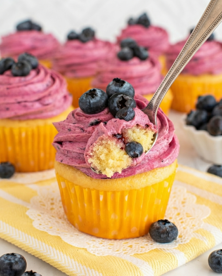 Lemon Blueberry Cupcakes