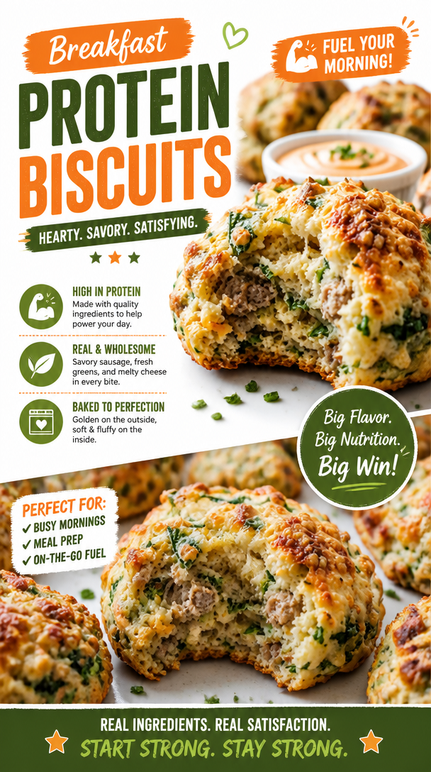 High-Protein Morning Biscuits