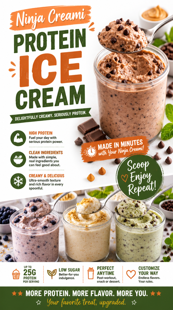 High-Protein Ninja Creami Ice Cream Recipe
