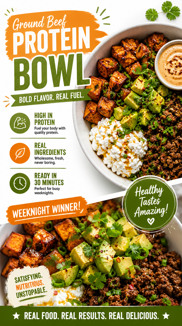 Protein-Packed Ground Beef Bowl