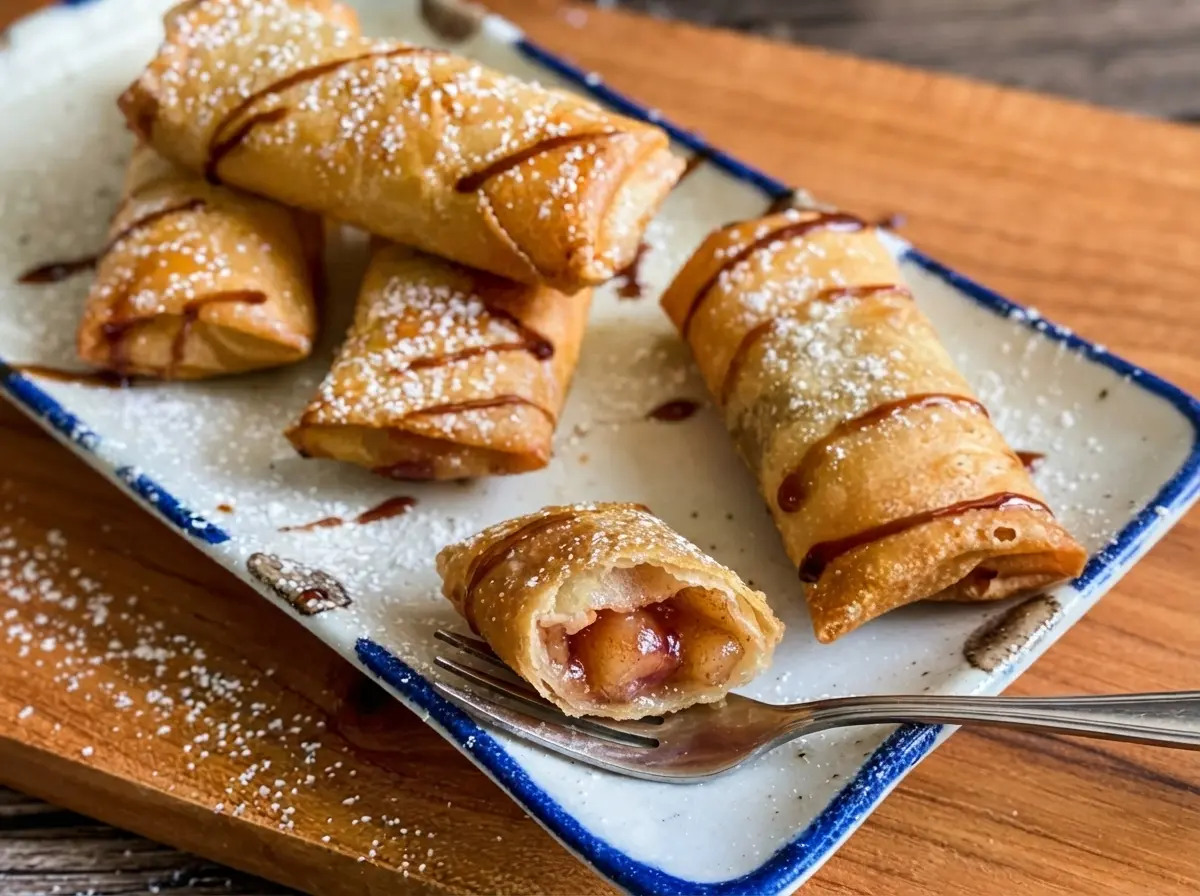 Thai Fried Banana Spring Rolls