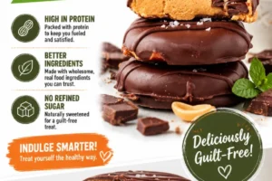 Healthier homemade version of Reese's Eggs featuring natural ingredients.