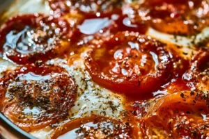 Delicious cottage cheese pizza bowl featuring fresh toppings and a crispy crust.