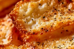 Bowl of crispy cottage cheese chips, a healthy high-protein snack option.