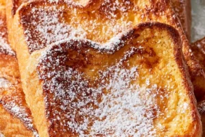 Delicious High-Protein French Toast served with fresh berries