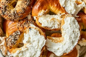 Healthy protein bagels for a nutritious breakfast or snack option.