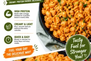 Protein-packed cottage cheese pasta sauce for a nutritious meal