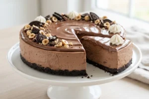 No-Bake Nutella Cheesecake