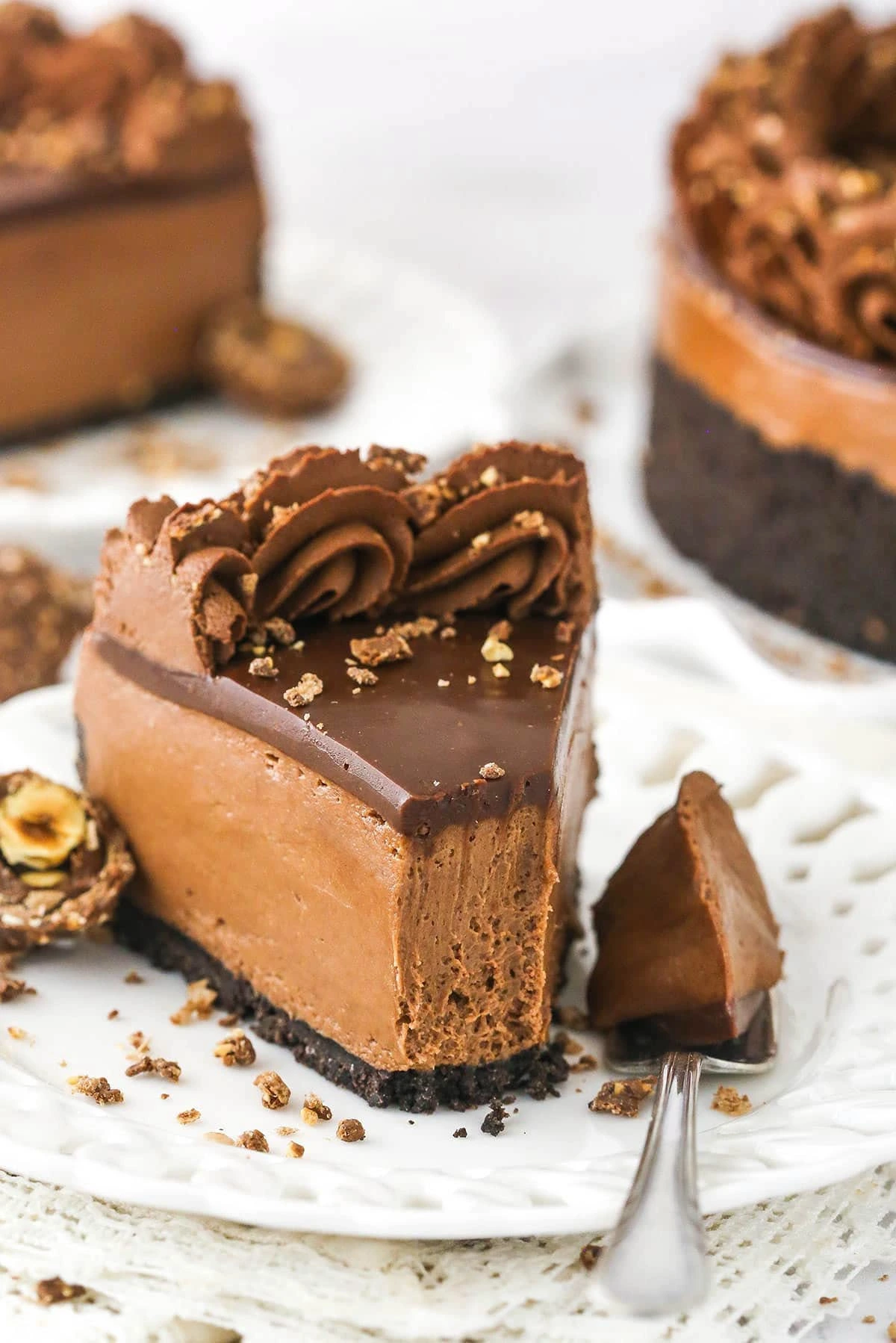 No-Bake Nutella Cheesecake