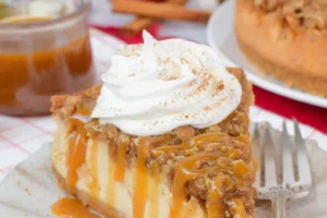 Apple Crisp Cheesecake