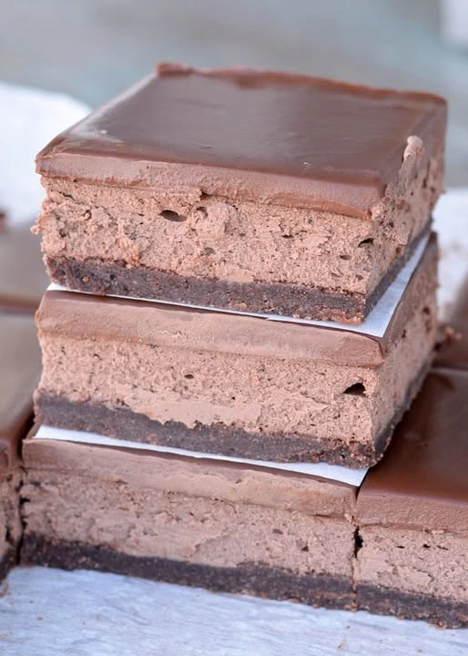 Triple Chocolate Cheesecake Bars