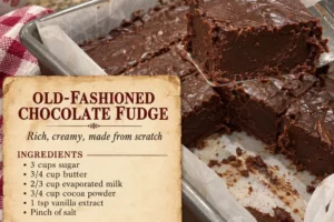 Old-Fashioned Chocolate Fudge