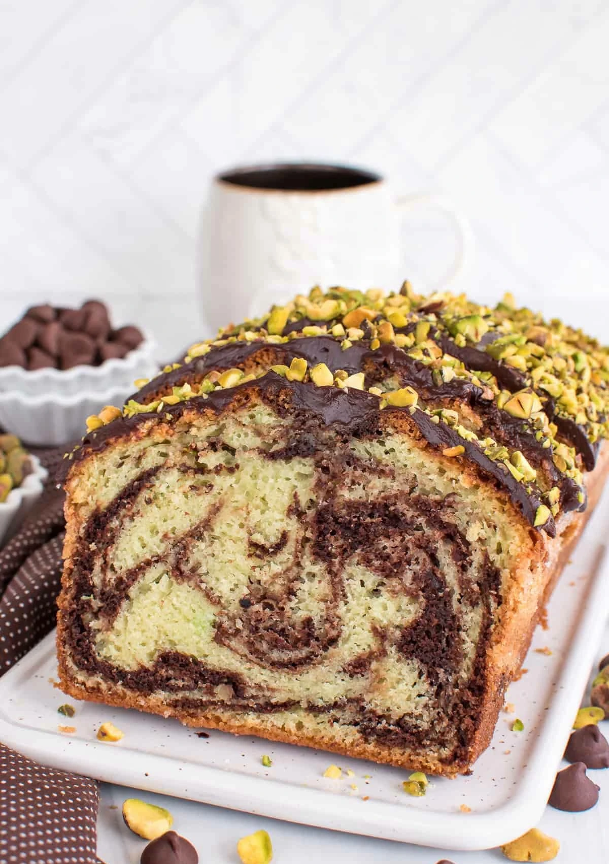 Chocolate Pistachio Loaf