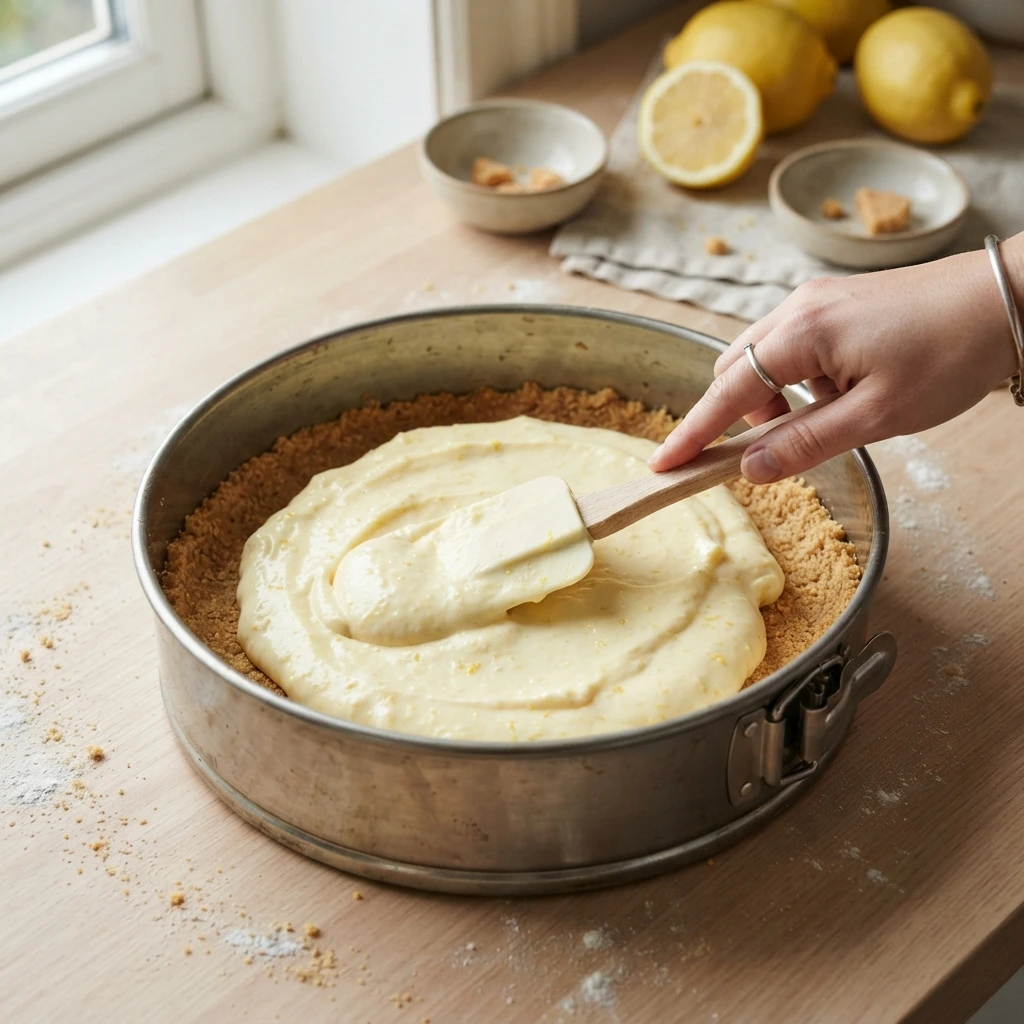 No-Bake Lemon Cheesecake